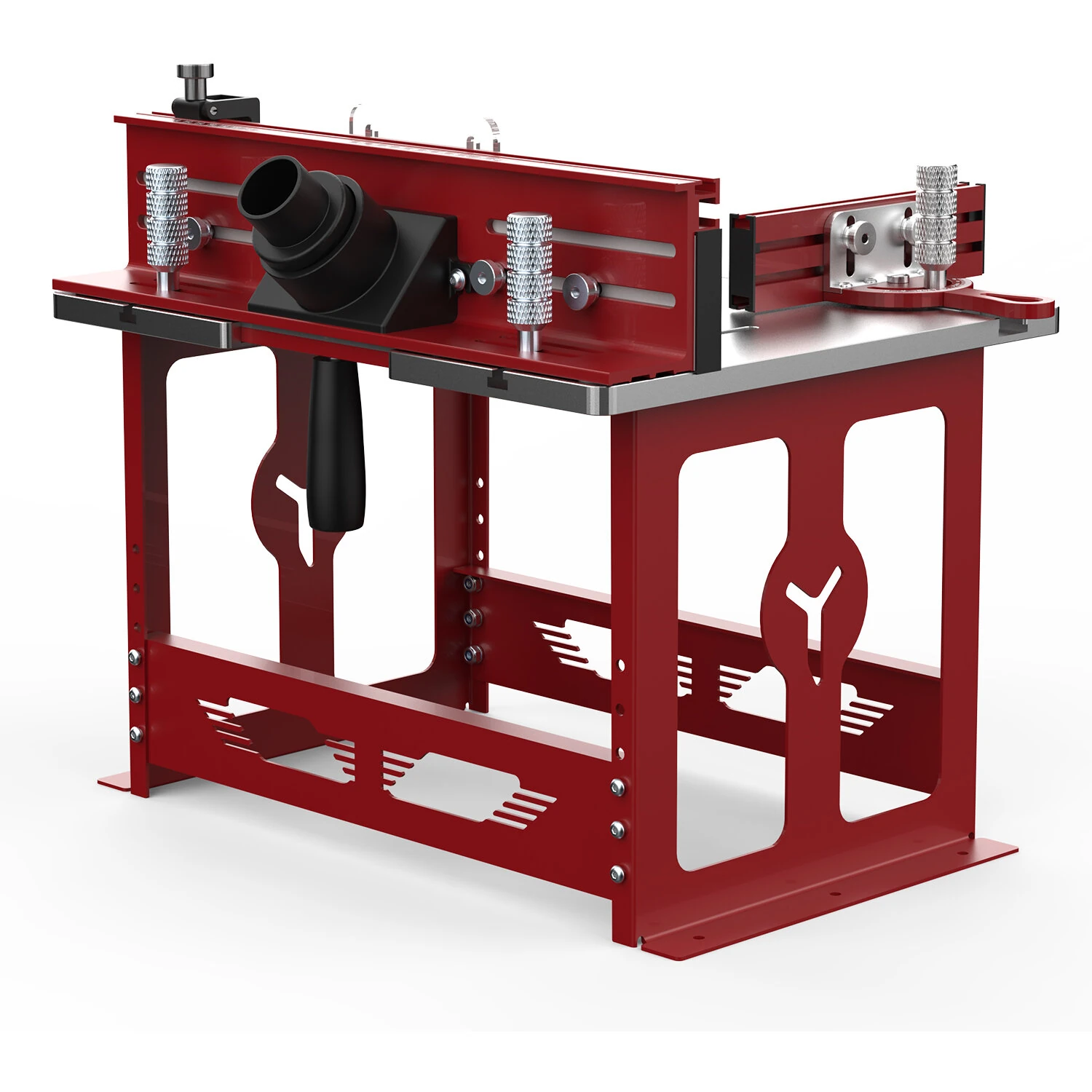 (image for) ENJOYWOOD Bench Top Router Table Workbench with Miter Gauge / Profile Fence System / Dust Collection Port for Most Routers