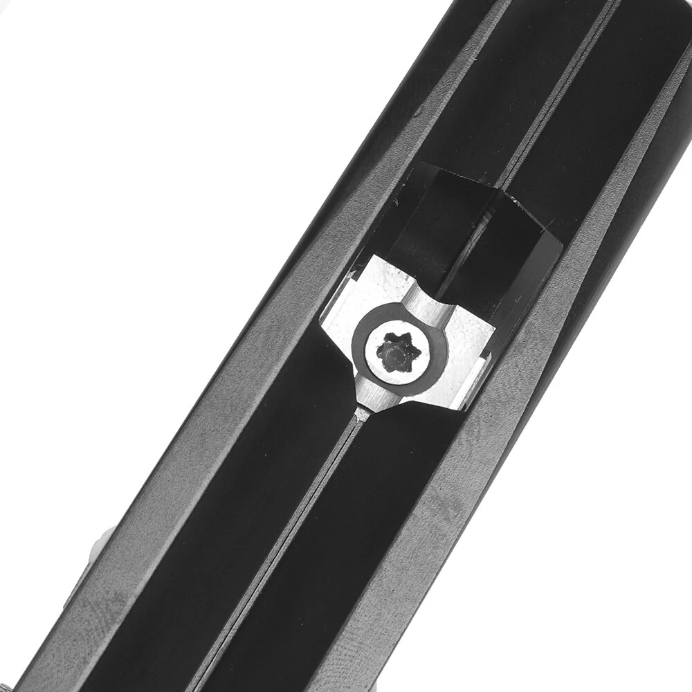 (image for) HONGDUI Woodworking Chamfer Plane with 3 Replacement Carbide Insert Two Way Edge Corner Plane 45 Degree Bevel Manual Planer Chamfering Planer for Quick Edge Trimming of Wood