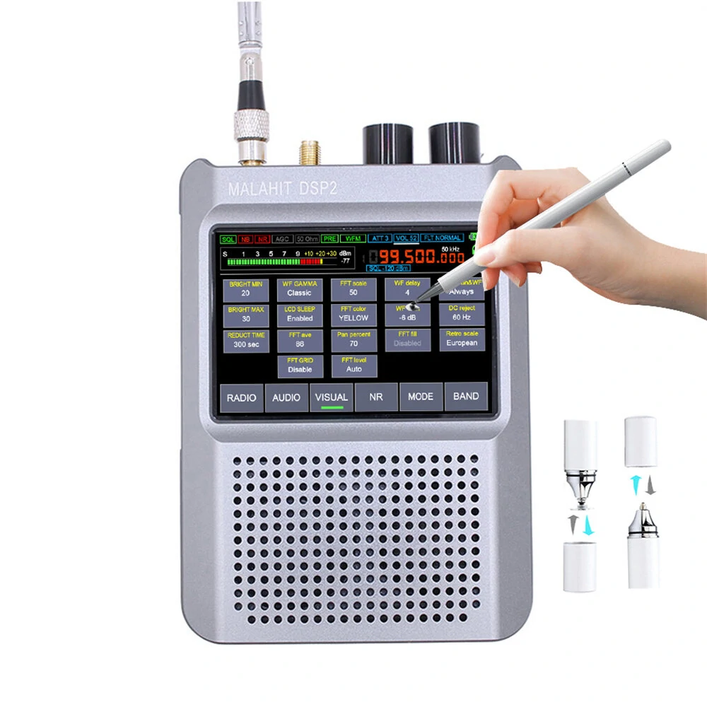 (image for) New Firmware 2.40 Genuine Second Generation Malahit-DSP2 SDR Malachite Receiver Radio 10kHz-380MHz 404MHz-2GHz